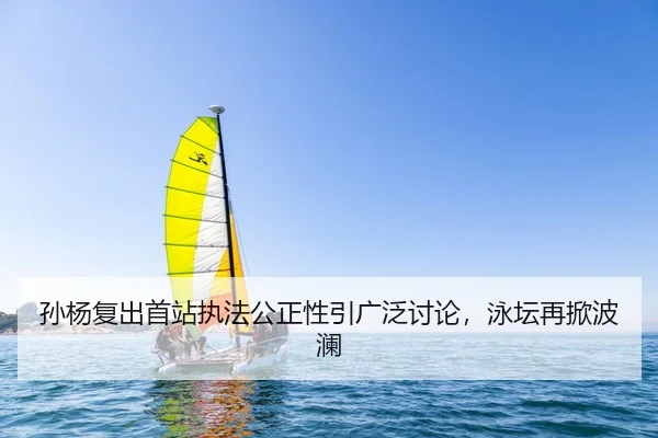 孙杨复出首站执法公正性引广泛讨论，泳坛再掀波澜